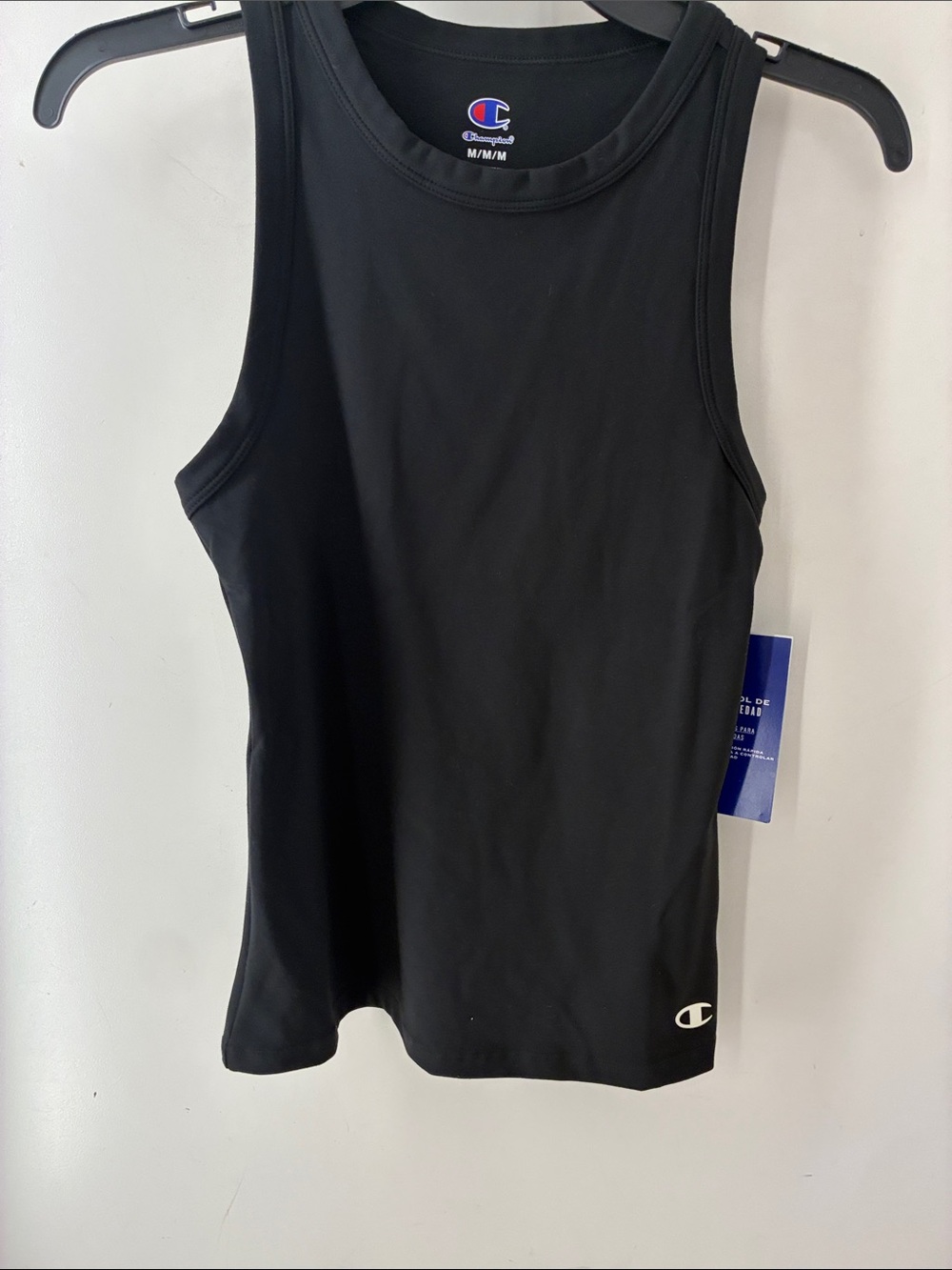 NEW! Champion Women's Black Fitted Racerback Tank Top - Medium (NWT)
